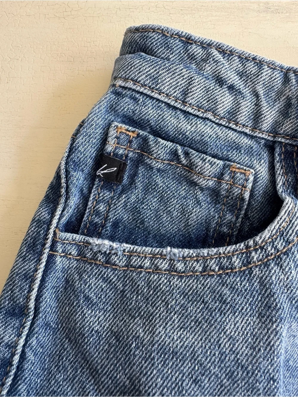 Blue Denim Shorts
